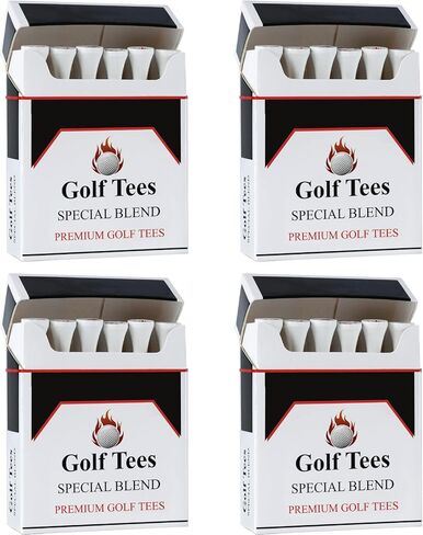 120pcs Premium Bamboo Golf Tee 83mm (3.25") Tees | Golf Gifts for Men | Funny Golf Accessory for Golfers | Vintage-Style Tee Case Golf Accessories for Men or Women in Saudi Arabia