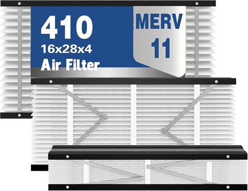 2Pack 413 استبدال مرشح الهواء MERV 13 متوافق مع طرازات Aprilaire 1410 ، 1610 ، 2410 ، 2416 ، 3410 ، 4400 ، 16x28x4inch Furnace Filter ، 413 Full House Air Purifiers Filter Filter in Kuwait