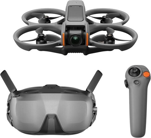 مجموعة DJI Avata 2 Fly Smart Combo (ثلاث بطاريات)، طائرة بدون طيار FPV مع كاميرا 4K، تجربة غامرة، ألعاب بهلوانية بضغطة واحدة، واقي المروحة المدمج، مجال رؤية 155 درجة، كاميرا بدون طيار مع نظارات N3 وRC Motion 3 in Kuwait