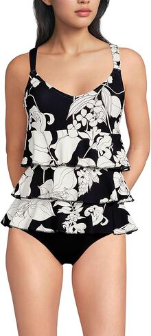 Lands 'End Women's Fuchkini Fauxkini قطعة واحدة in Saudi Arabia