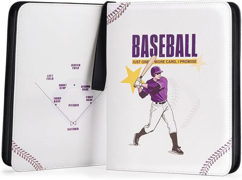 حافظة بطاقات كرة القدم 720 جيبًا، متوافقة مع بانيني، بطاقة Topps التجارية، ألبوم بطاقات رياضية، 3 حلقات معدنية، سحاب، أكمام شفافة، غطاء من البولي يوريثان، أسود in Saudi Arabia