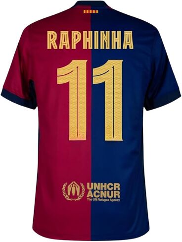 قميص كرة القدم Raphinha #11 Away باللون الأسود للرجال إصدار المعجبين in Kuwait