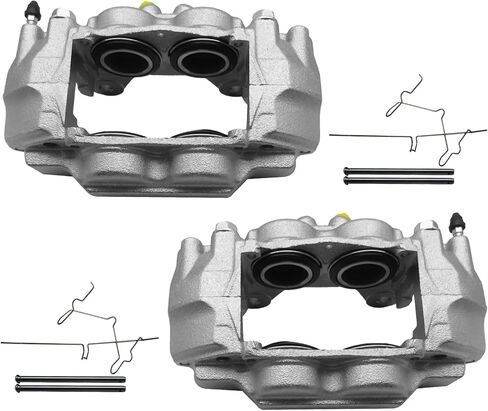 Front Left and Right Calipers assembly with Bracket 19-B2916 & 19-B2917 compatible with 2012/2013/2014/2015 H0nda Civic, 2005-2006 CR-V, 2013/2014/2015ILX Set of 2 in Saudi Arabia