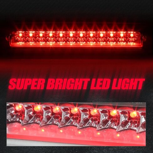 Auto Dynasty Tinted Housing LED 3rd Third Tail Brake Light Lamp+Sprayer Nozzle Compatible with Explorer 02-10 / Mountaineer 06-10 in Saudi Arabia