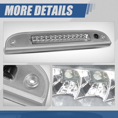 Auto Dynasty Tinted Housing LED 3rd Third Tail Brake Light Lamp+Sprayer Nozzle Compatible with Explorer 02-10 / Mountaineer 06-10 in Saudi Arabia