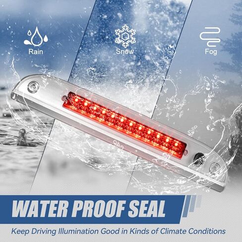 Auto Dynasty Tinted Housing LED 3rd Third Tail Brake Light Lamp+Sprayer Nozzle Compatible with Explorer 02-10 / Mountaineer 06-10 in Saudi Arabia