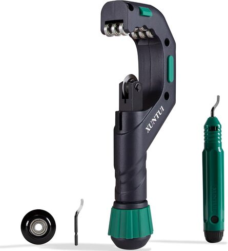 Pro Tube Cutter 3/16 "to 2 '' OD (0.6-3mm Wall) | Copper Pipe Cutter | القاطع الصناعي للسيارات النحاسية/الألومنيوم/الفولاذ المقاوم للصدأ الرقيق HVAC (XT600616) in Kuwait