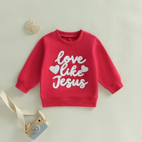 Toddler Girl Boy St Patricks Day Outfit Lucky Sweatshirt Long Sleeve Pullover Tops Irish Baby Winter Spring Clothes in Saudi Arabia