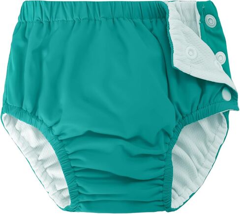 Baby Newborn Reusable Swim Diapers Infant Unisex Washable Swim Diaper Toddler Swimming Diapers White, 6-18 Months in Saudi Arabia
