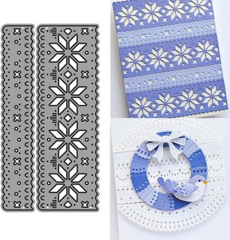 Christmas Pine Tree Branches Metal Cutting Dies for Card Making, Paper Embossing Die Cuts Kit Templates Supplies, Photo Frame Album DIY Scrapbooking Stencils Sets in Saudi Arabia