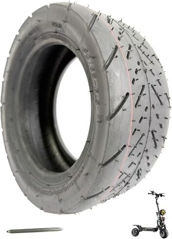 إطار 100/65-6.5 عالي التحمل للطرق الوعرة للدراجات البخارية الكهربائية - بعرض 11 بوصة، مداس عميق، مقاوم للثقب، متوافق مع إطارات INXING، Dualtron، VSETT، Zero 11X، ULTRON، NANROBOT Scooter in Kuwait