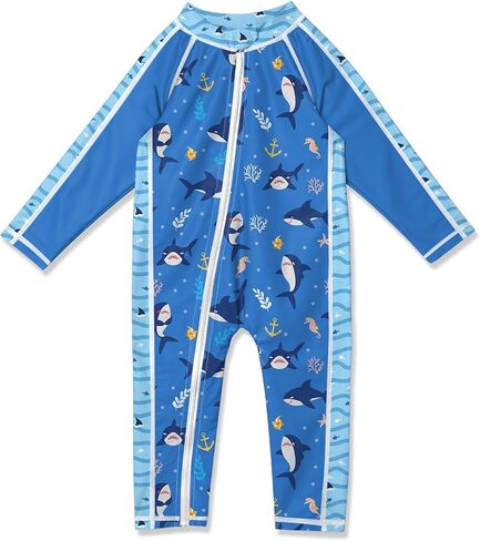 BesserBay Unisex Baby Swimsuit UPF 50+ One Piece Rash Guard 0-36 Months in Saudi Arabia