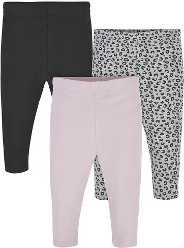 Gerber Baby-Girls Toddler 3-Pack Premium Leggings in Saudi Arabia