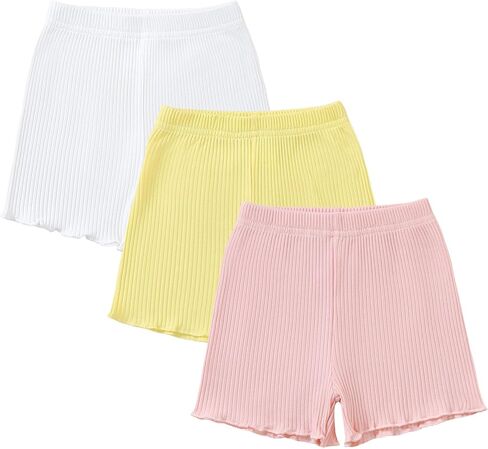 3 Pack Baby Girl Shorts Toddler Girl Shorts Soft Cotton Casual Playing Short Pants Summer Clothes Size 3M-3T in Saudi Arabia