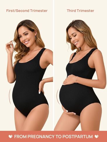 الصيف ماي سلس الأمومة قطعة واحدة ملابس السباحة حجم واحد يناسب S-XL ثوب السباحة مضلع U على شكل الظهر ملابس الحمل الحمل in Saudi Arabia