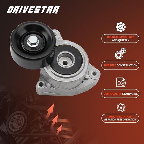 DRIVESTAR Belt Tensioner Pulley Assembly 2006-2014 for Honda Civic,2002-2014 CR-V,2003-2007 Accord,2003-2011 Element,2007-2012 for Acura RDX 2004-2006 TSX 2.0L 2.3L 2.4L in Saudi Arabia