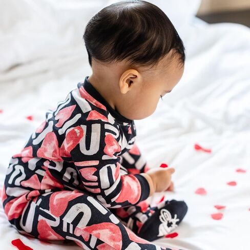 بيجامة Burt's Bees Baby Boys Sleep and Play PJs، 100% من القطن العضوي قطعة واحدة بسحاب أمامي من قطعة واحدة in Saudi Arabia