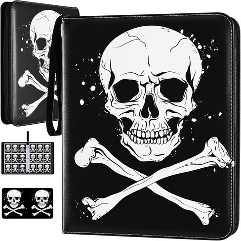 1080 Pockets Card Binder 9 Pocket, Trading Card Binder with 60 Page Removable Sleeves, Zipper Card Book Album Holder[PROTECTIVE][PLEASANT TOUCH SURFACE] Fire Ring​ in Saudi Arabia