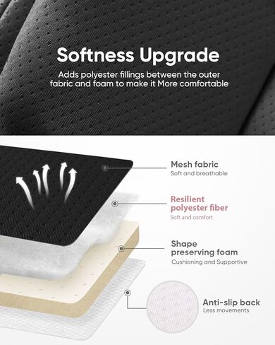 Infant Insert Compatible with Doona, Graco, Britax, Chicco, Evenflo Car Seat, Adjustable Baby Head Body Support Cushion for Newborn to Toddler, Fits Infant Car Seat and Stroller (Black) in Saudi Arabia