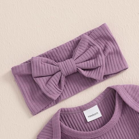 allshope Infant Baby Girl Fall Outfit Sweatshirt Romper Little Sister Lil Sis Long Sleeve Jumpsuit Newborn Clothes in Saudi Arabia
