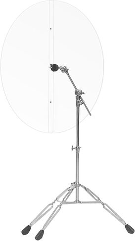 حواجز طبلة من الأكريليك الشفاف مقاس 22 بوصة من YAOLIANG - عبوتان. فريدة من نوعها للتسجيل المباشر. يخفف ويعزز الأداء. يتم تركيبه على جميع حوامل الصنج. (22 بوصة -2 لوح) in Kuwait