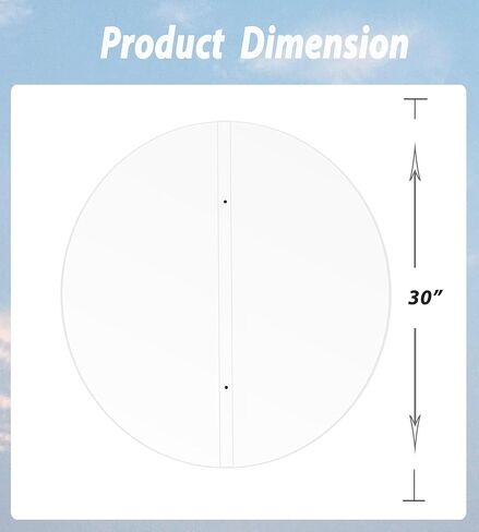 حواجز طبلة من الأكريليك الشفاف مقاس 22 بوصة من YAOLIANG - عبوتان. فريدة من نوعها للتسجيل المباشر. يخفف ويعزز الأداء. يتم تركيبه على جميع حوامل الصنج. (22 بوصة -2 لوح) in Kuwait