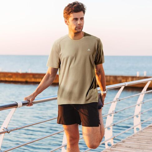 Men's Sleeveless Workout Tank Tops Athletic Running Quick Dry Muscle Shirts Moisture Wicking Lightweight in Saudi Arabia