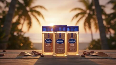 Vaseline Cocoa Radiant Replenishing Oil Gel with Pure Cocoa Butter, Travel Size, 1.69 fl oz, 3 Pack in Saudi Arabia