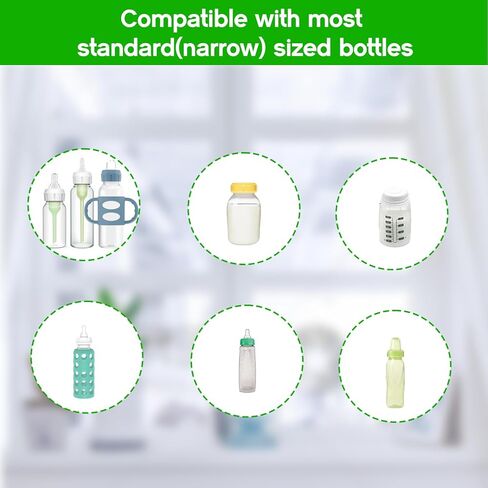 10PCS Baby Bottle Caps for Dr Brown Narrow Bottles, Travel Bottle Lids Replacement for Narrow-Neck Bottle, Tight and Leak-Proof, Yellow in Saudi Arabia