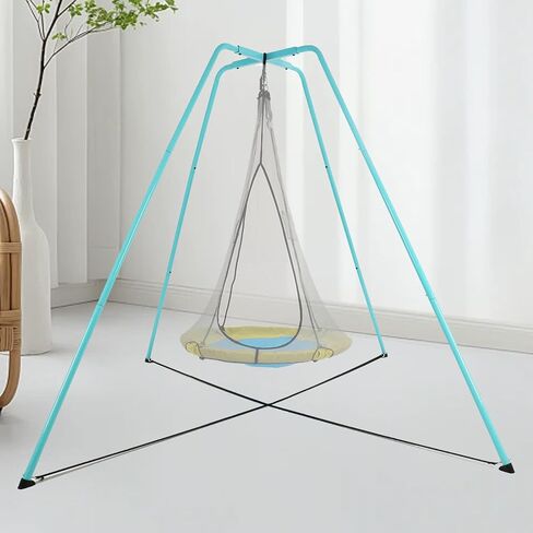 Swing Stand for Kids & Adults,Heavy Duty Swing Frame,Supports 330 lbs,Fits Most Saucer & Tree Swings &Sensory Swing,Indoor/Outdoor Use (Seat NOT Included) (Gray) in Saudi Arabia