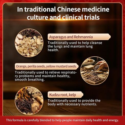 BADN Lung Cleansing Tea, 7 natural herbal teas, a supplement for bronchial and respiratory system health, suitable for smokers and adults for lung cleansing and detoxification, 2g*15 bags in Saudi Arabia