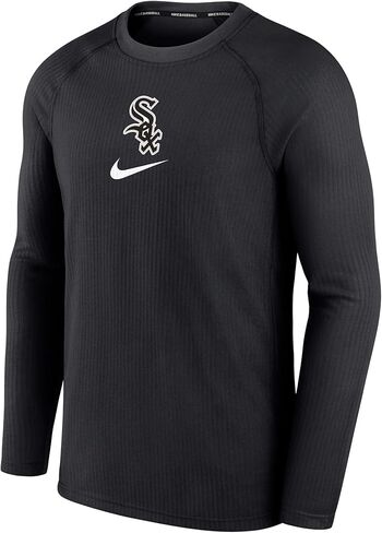 تيشيرت MLB Authentic Collection Game Time Raglan Performance بأكمام طويلة من نايك للرجال in Kuwait