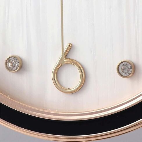 Rustic Shelf Clock Silent Table, Pendulum Desk, Small Decorative Mantel Clocks for Living Room Bedside Decoration Gift in Saudi Arabia