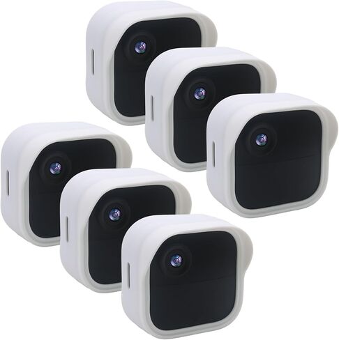Silicone Case Cover for Blink Outdoor 4 (4th Gen), Weatherproof Silicone Cover Skin Provides Full Camera Protection, for All-New Blink Outdoor 4 Home Security Camera (6Pack, Black) in Kuwait