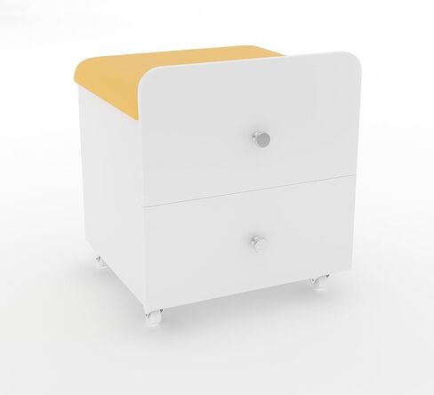 كرسي Garvee Vanity Stool مع مساحة تخزين، 17.32 بوصة طول × 15.16 بوصة عرض × 17.32 بوصة ارتفاع مسند من البولي يوريثان مع عجلات قابلة للقفل ودرج تخزين، كراسي حديثة متعددة الوظائف للمكياج in Kuwait