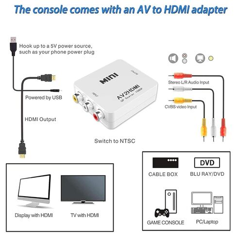 Hqeeun 620 Retro Game Console, 8-Bit Classic Video Gaming Consoles Built-in with 620 Games and 2 Controllers for Christmas Birthday Gifts- HDMI and AV Output in Kuwait