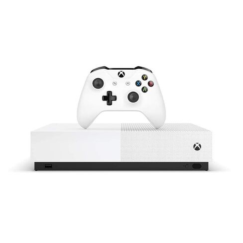 وحدة التحكم Xbox One S سعة 1 تيرابايت ذات الإصدار الرقمي بالكامل (ألعاب خالية من الأقراص) (متجددة) in Kuwait
