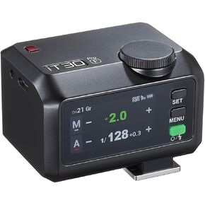 EBTOOLS iT30Pro F TTL Flashlight, 2.4G Wireless Touchscreen Flash with Built Diffuser and USB C Fast Charging, Portable Small Camera Photography Fill Light, for Mirrorless Cameras (Black) in Saudi Arabia