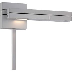 WAC Lighting dweLED, Flip LED Right Swing Arm 3000K in Black in Saudi Arabia