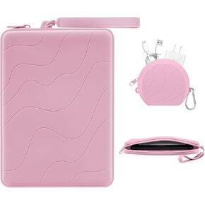 MoKo 6-7 Inch E-Reader Sleeve Bag with Accessory Pouch | Fits 7-inch Paperwhite/Colorsoft, 6.8-inch Paperwhite, 6-inch Kindles, Kobos and Nook, Black in Saudi Arabia