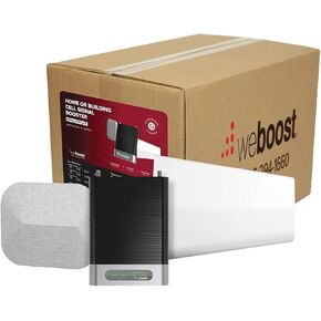 weBoost Home MultiRoom - Cell Phone Signal Booster | Boosts 4G LTE & 5G up to 5,000 sq ft for all U.S. Carriers - Verizon, AT&T, T-Mobile & more | Made in the U.S. | FCC Approved (model 470144) in Kuwait