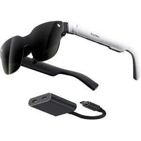 مجموعة نظارات RayNeo Air 3s ومحول USB-C - نظارات عرض فيديو HueView مقاس 201 بوصة 120 هرتز in Kuwait