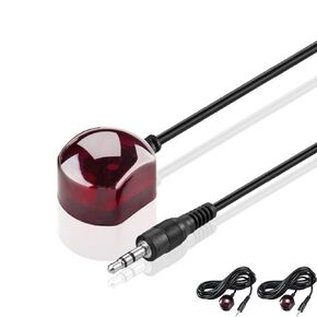 Herfair IR Receiver Cable 10FT Infrared Remote Control Extender Cord Repeater with 3.5mm Jack Plug for Spectrum Motorola Arris Xfinity Comcast Verizon FiOS Other STB - Set Top Box (2-Pack) in Kuwait
