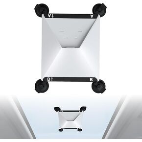 ملحقات ستارلينك الصغيرة، حامل ستارلينك ميني بالشفط، 2.8 × 4.1 × 10.8 بوصة، مجموعة ستارلينك الشمسية، حامل مركبة ستارلينك لأسقف السيارة أو النوافذ in Kuwait