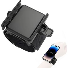 Wristband Phone Holder, 360° Rotating Wrist & Arm Phone Mount for Android, iPhone 17/16/15/14/13/Pro Max/Pro/Mini/12/11/SE/Xs/XR/X/8/7/Plus, Fits Most 4–6.7 Inch Smartphones, Running, Cycling in Saudi Arabia