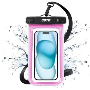 JOTO 2 Pack Waterproof Phone Pouch, Universal IPX8 Dry Bag up to 7" -Black | IPX8 Waterproof Case for iPhone 17 16 15 14 13 12 11, Galaxy S23 S22 S21, Pixel, Universal Dry Bag for Swimming & Beach in Saudi Arabia