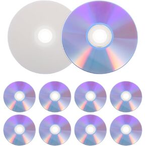 10 قطع من أقراص CD-RW الفارغة من Milisten: أقراص مضغوطة قابلة لإعادة الكتابة - وسائط تسجيل الصوت - قرص مضغوط احتياطي للكمبيوتر الذي يحرق الموسيقى ونسخ البيانات in Kuwait