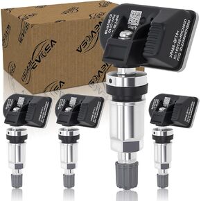 TPMS Sensors Set of 4 - tire pressure sensor Compatible with Ram 1500 2500 3500 4500 5500 2010 2011 2012 2013 Jeep Grand Cherokee Wrangler Dodge Durango Journey Chrysler 300 433MHz Replace# 56029398AB in Kuwait