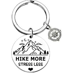 Hiking Gifts for Men Outdoor Gifts Cool Hikers Keychains Outdoorsy Gift Hikers Lovers Keychains Climber Essentials Christmas Birthday Adventure Gift Hiking Accessories Mountaineer Keychain in Saudi Arabia