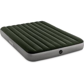 Intex 64777E Dura-Beam Standard Prestige Air Mattress: Fiber-Tech - Twin Size - Hand-Held Battery Pump - 10in Bed Height - 300lb Weight Capacity in Saudi Arabia
